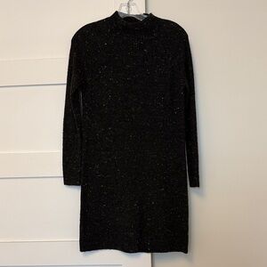 Madewell Black Long Sleeve Dress